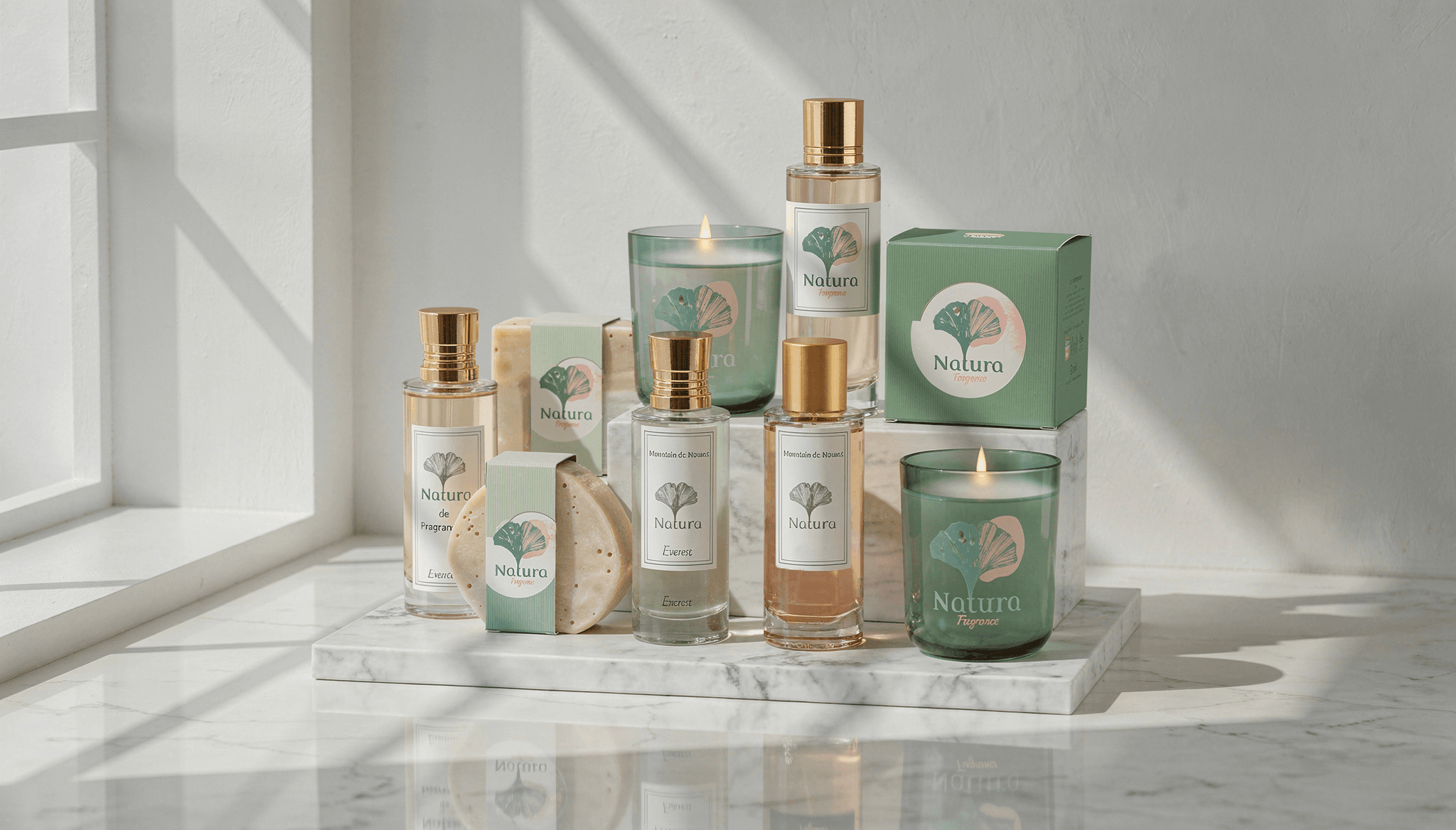 sense de natura – perfumes, soaps and candles collection